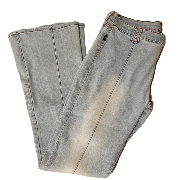 Just Jeans USA Vintage Bell Bottom Hippie Seam - Picture 6 of 7